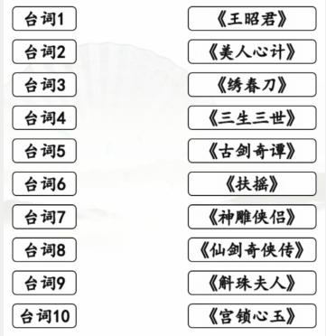 《汉字找茬王》空耳猜剧通关攻略