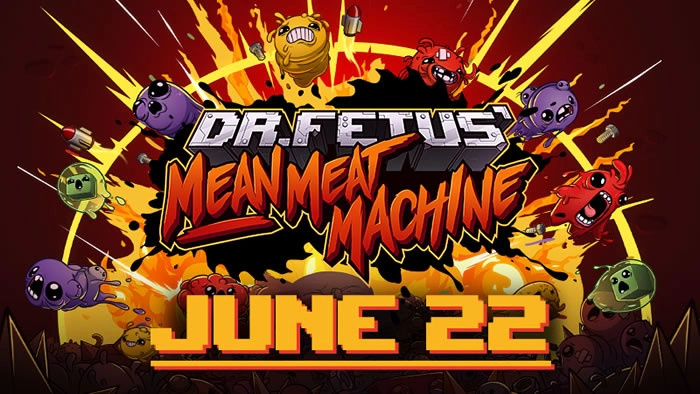 《超级肉肉男孩》衍生改编游戏《Dr. Fetus' Mean Meat Machine》6月23日发售